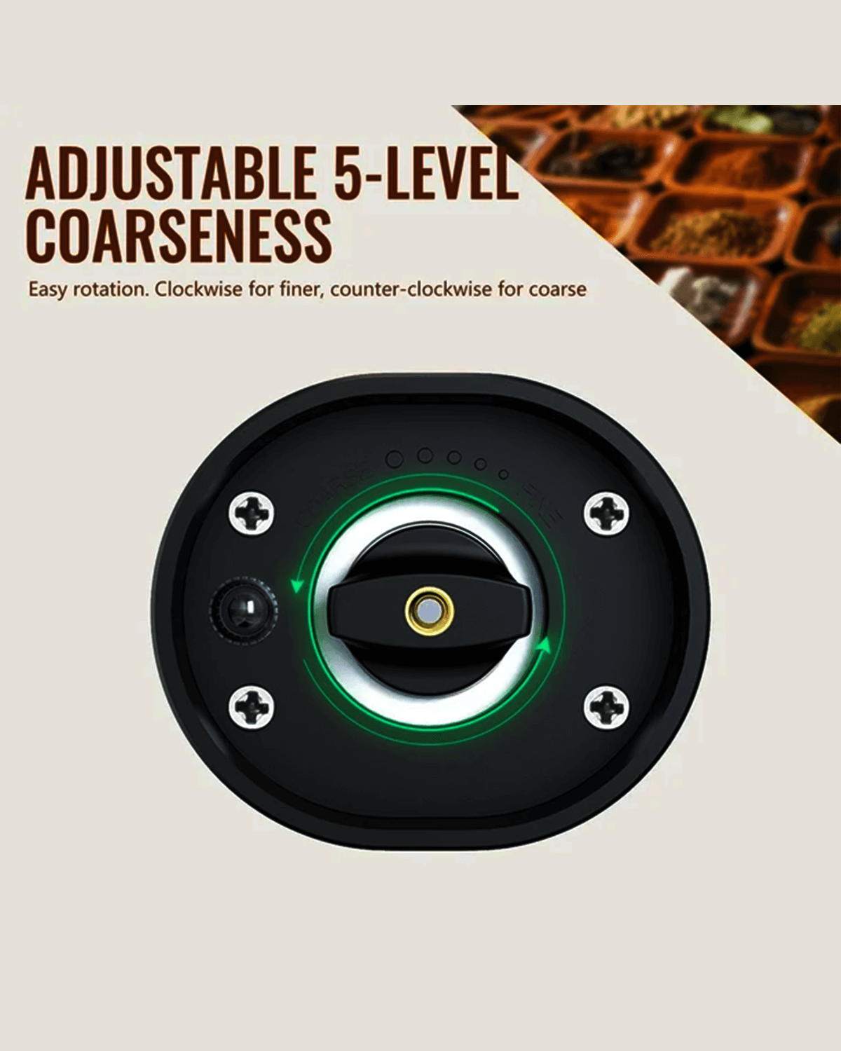 Electric Salt and Pepper Grinder