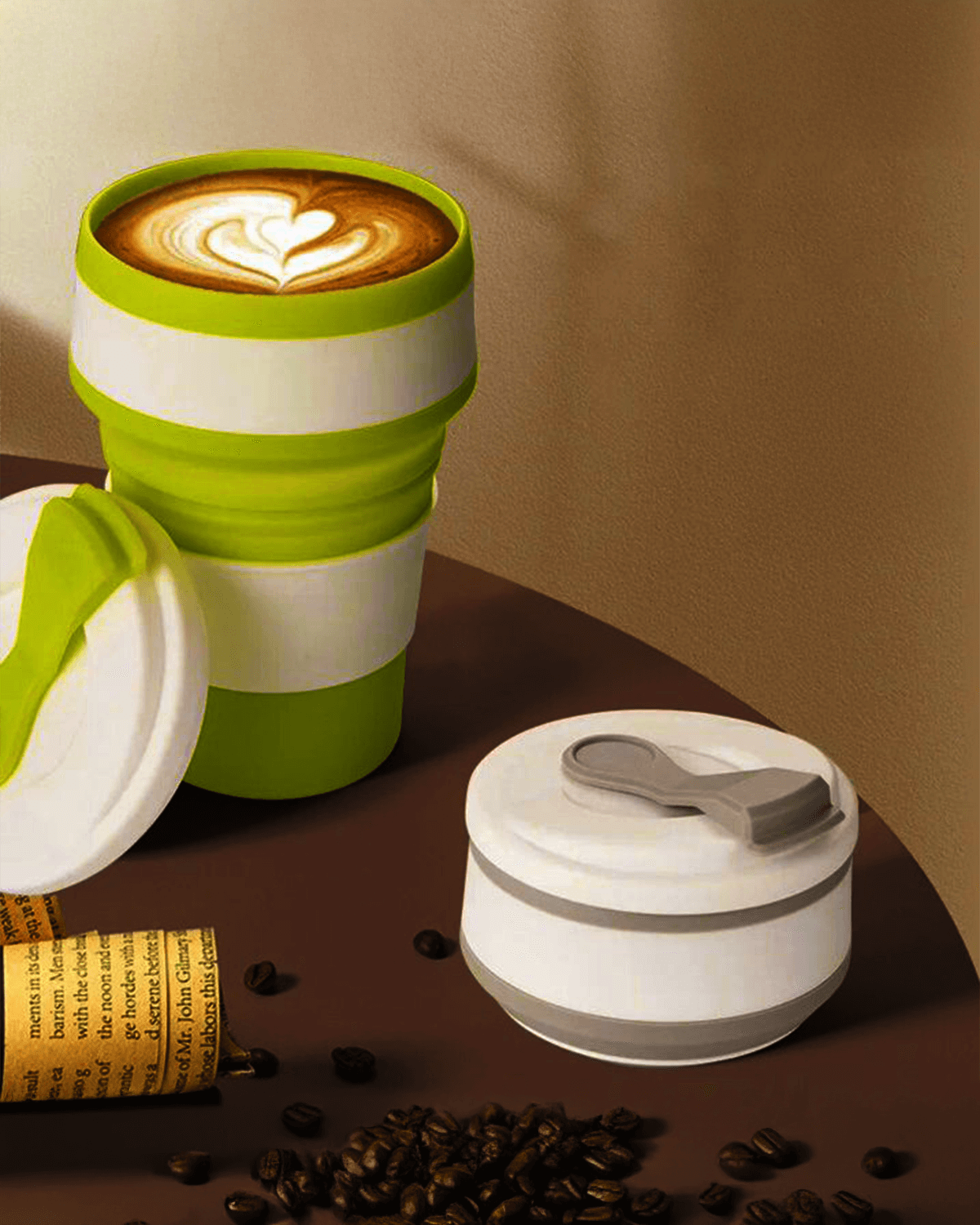 Collapsible Reusable Coffee Cup – 350ml